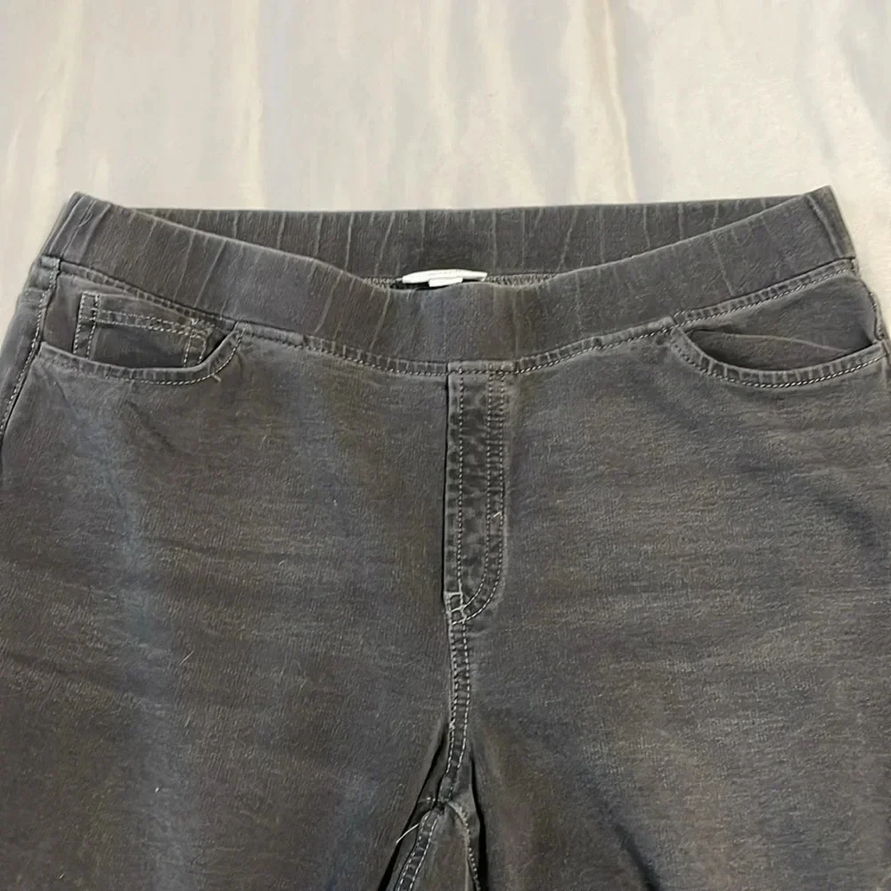 J Jill PureJill high rise black jeggings size medium petite - Picture 3 of 7